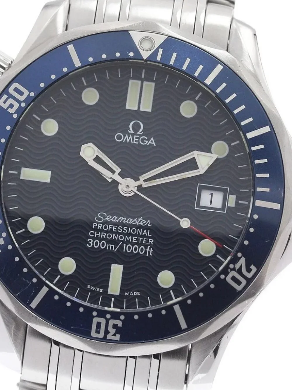 OMEGA Seamaster300 2531.80 Date Navy Dial Automatic Men's Watch